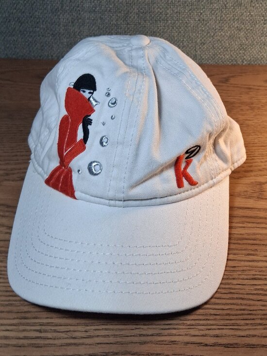 Coca Cola Accessories - Diet Coke Ballcap White Red Coca-Cola Baseball Cap Hat Soda Bubbles Used